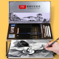 Andstal 29pcs Dibujo de lápices Conjunto de lápices de dibujo profesionales de dibujo para artista